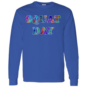 Squat Day Long Sleeve Sport T-Shirt