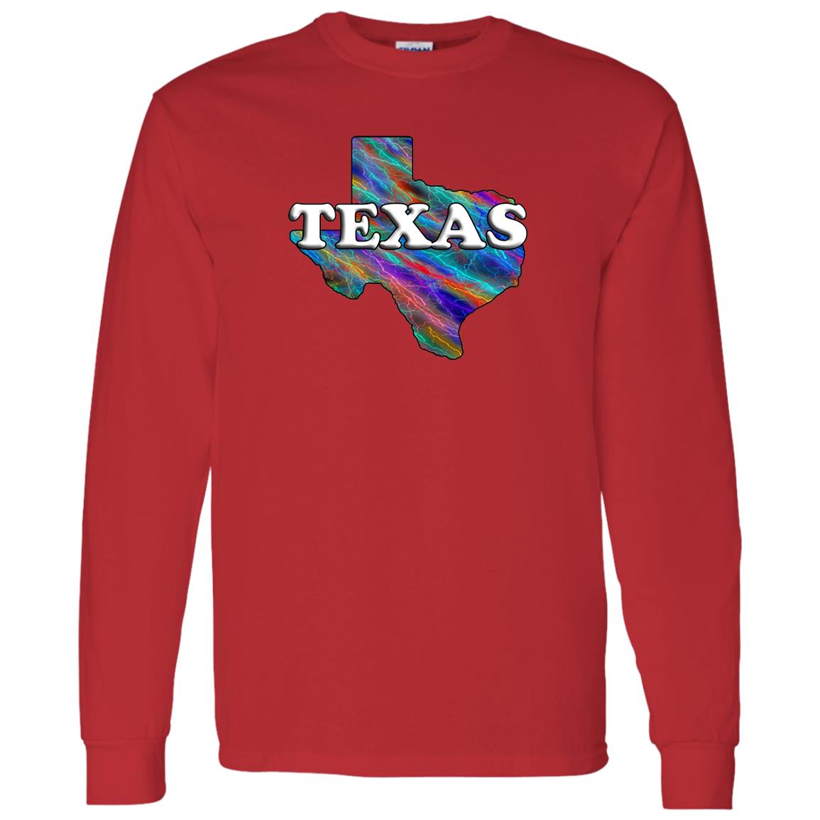 Texas Long Sleeve State T- Shirt