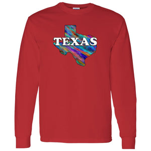 Texas Long Sleeve State T- Shirt