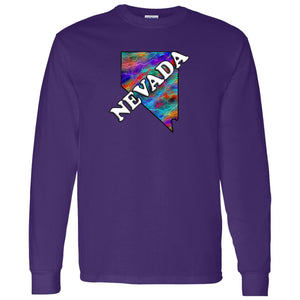 Nevada Long Sleeve State T-Shirt