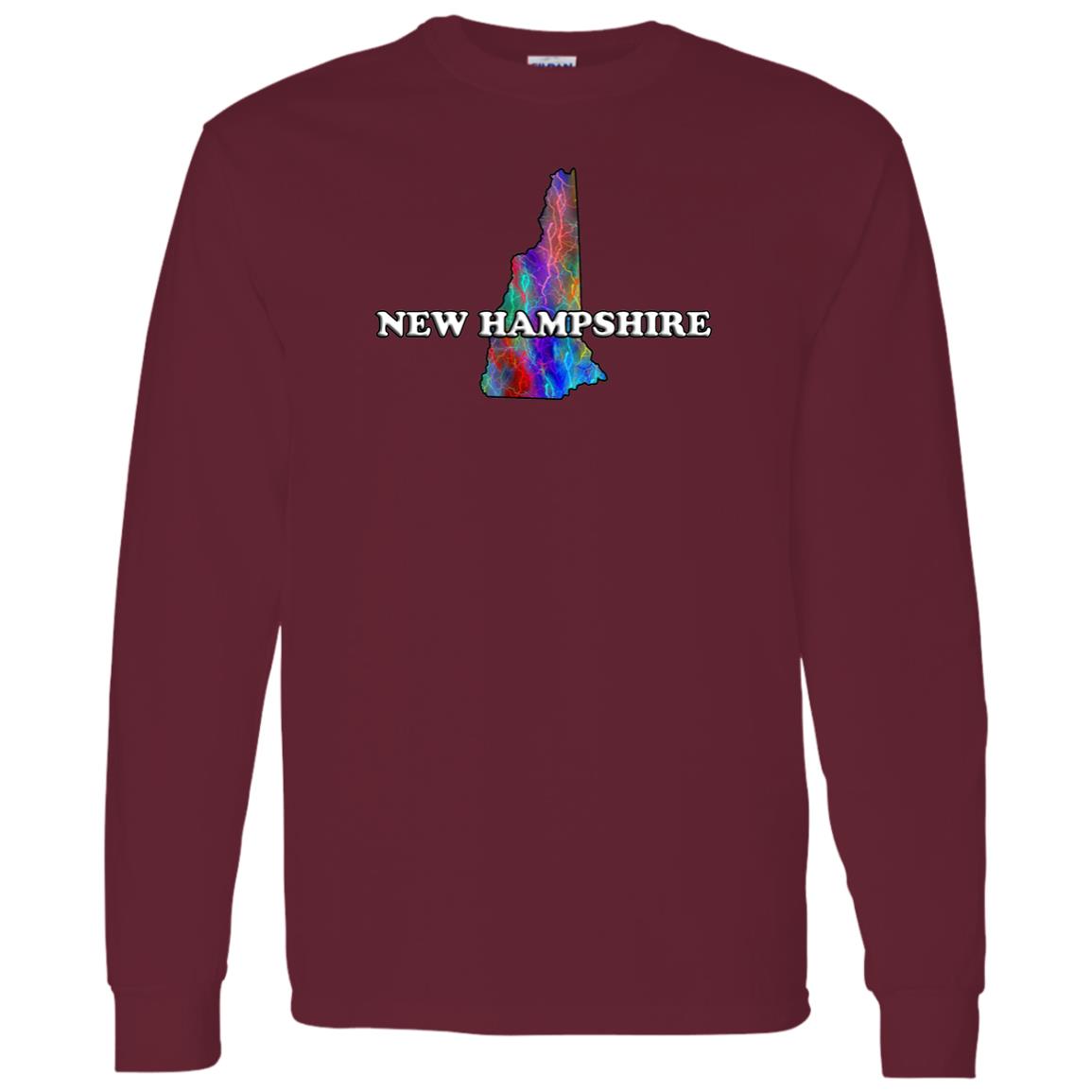 New Hampshire Long Sleeve State T-Shirt