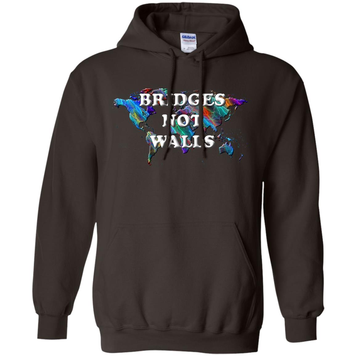 Bridges Not Walls Statement Hoodie