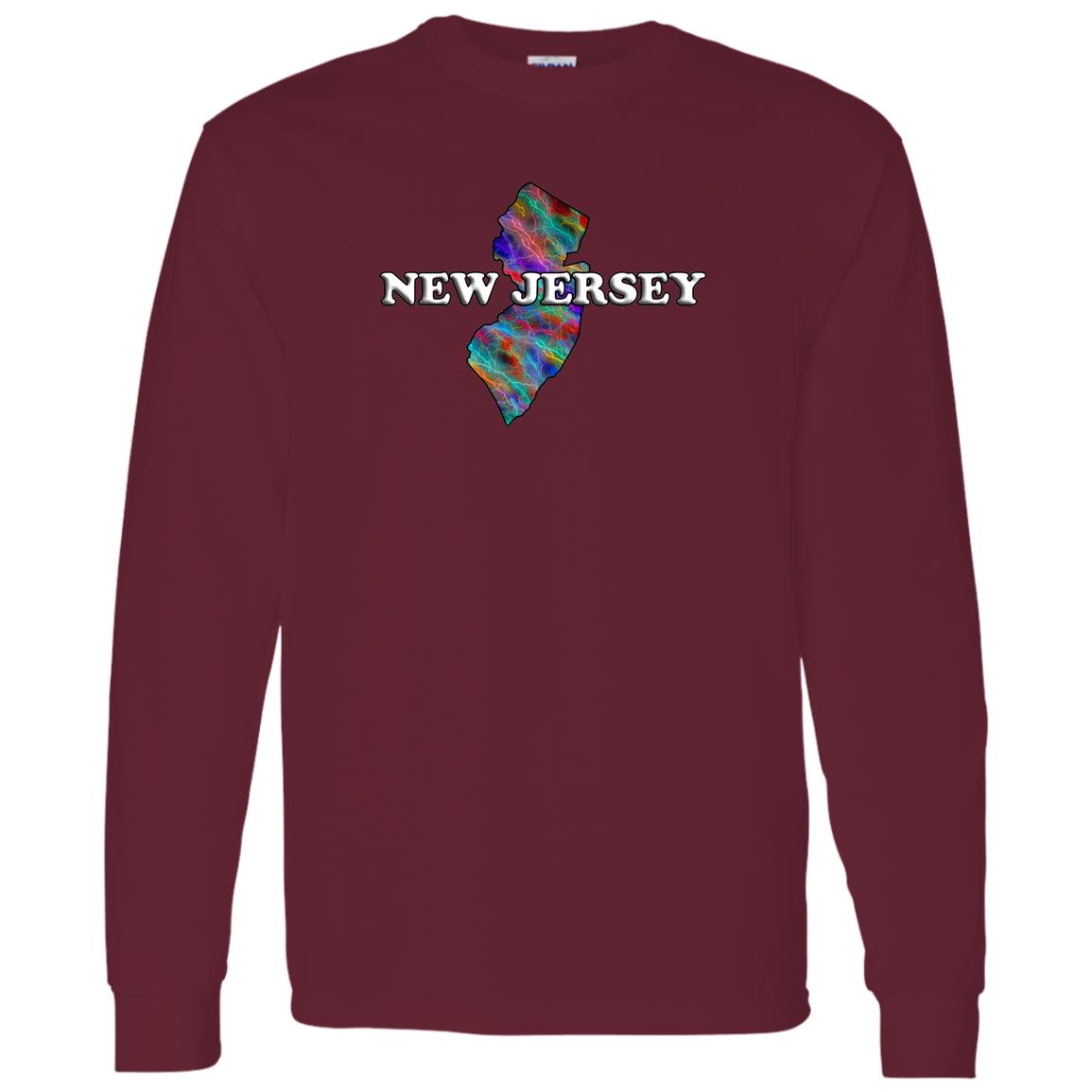 New Jersey Long Sleeve State T-Shirt