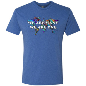 We Are Many  We Are One Statement T-Shirt (World)