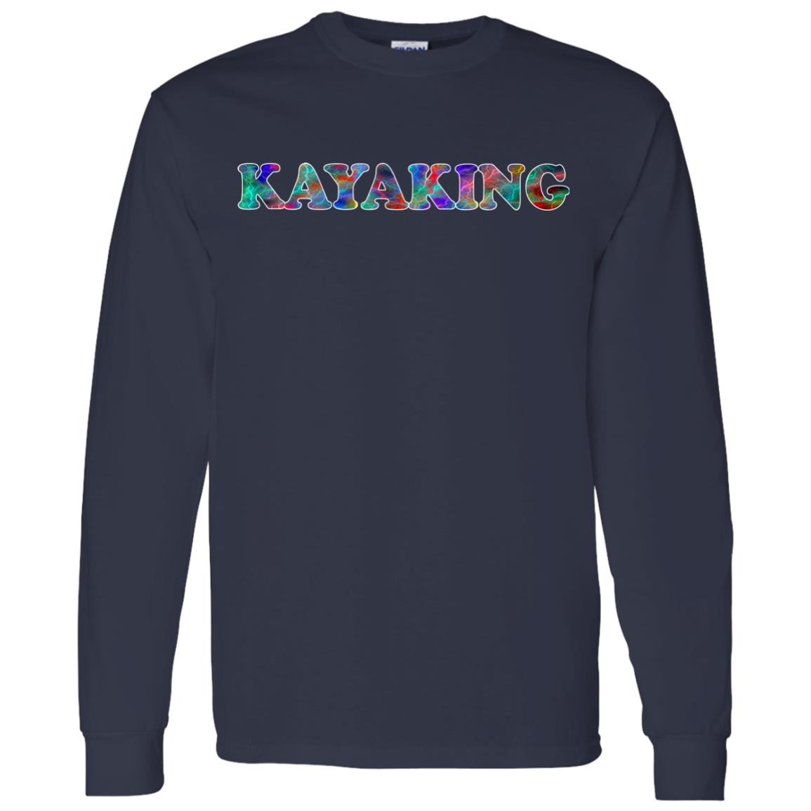 Kayaking Long Sleeve Sport T-Shirt