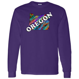 Oregon Long Sleeve State T-Shirt