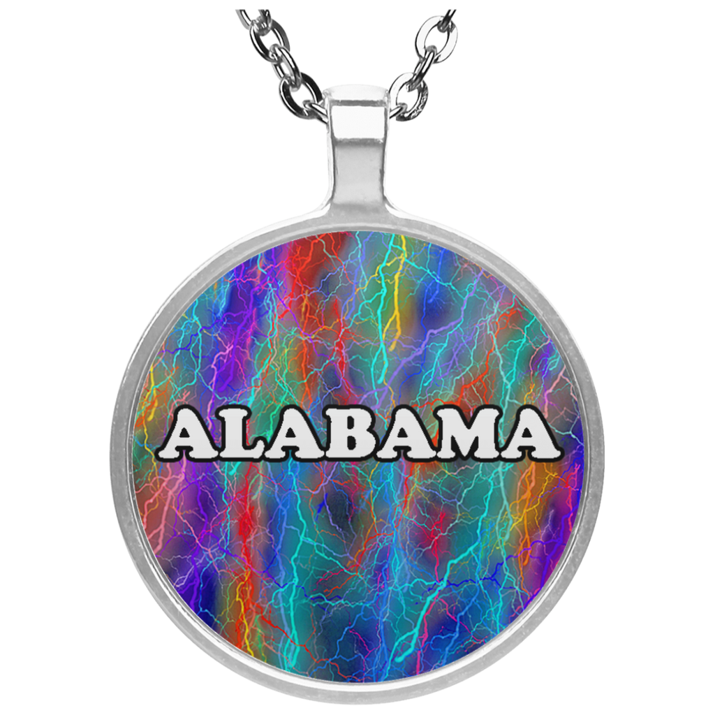ALABAMA STATE CIRCLE NECKLACE | KC WOW WARES