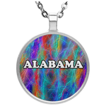 ALABAMA STATE CIRCLE NECKLACE | KC WOW WARES