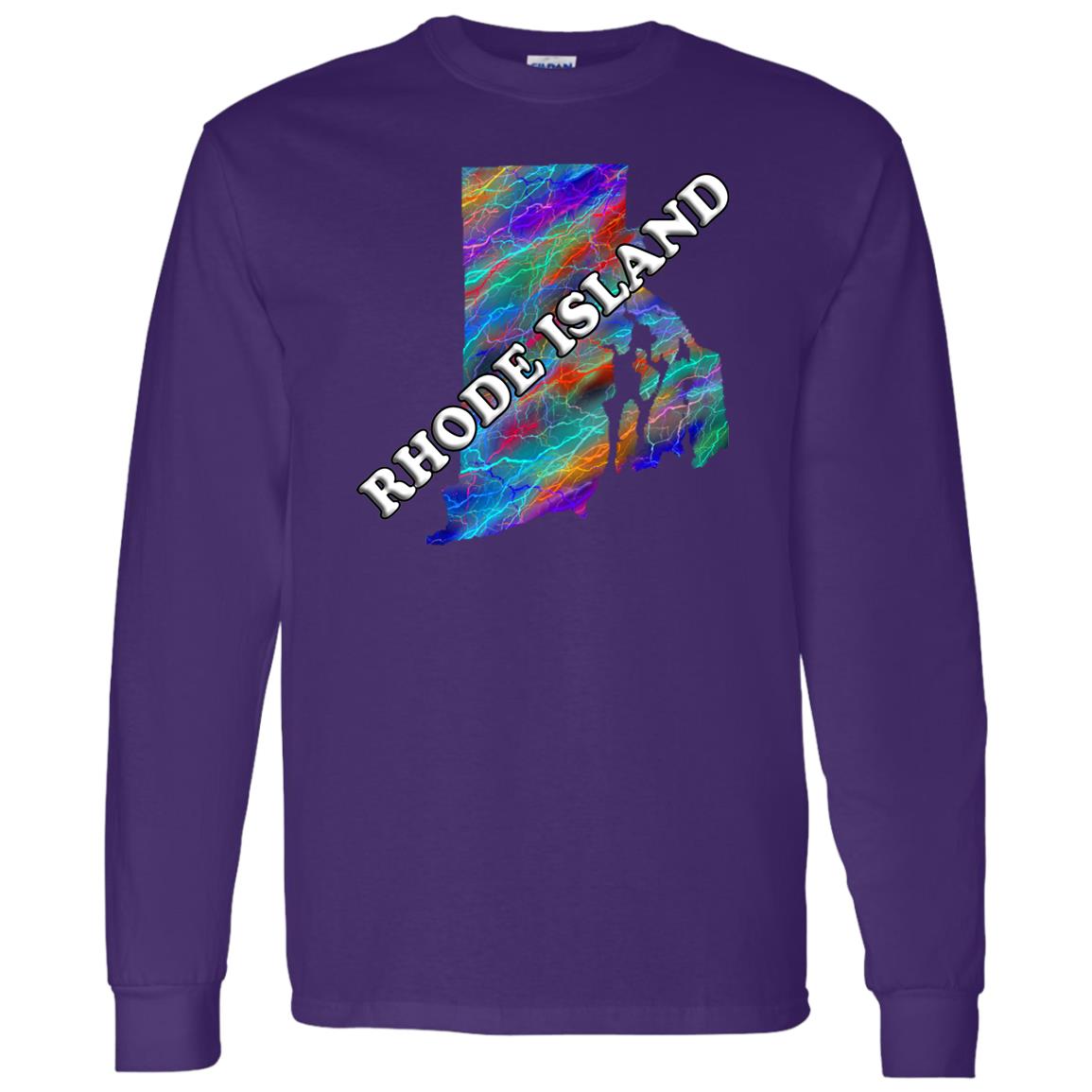 Rhode Island Long Sleeve State T-Shirt