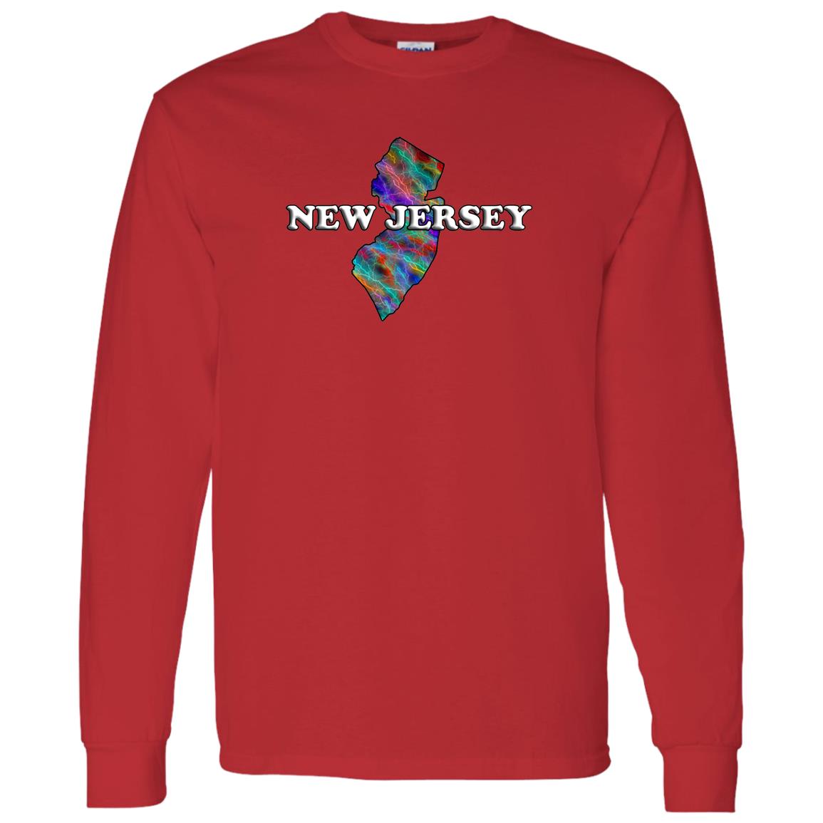 New Jersey Long Sleeve State T-Shirt