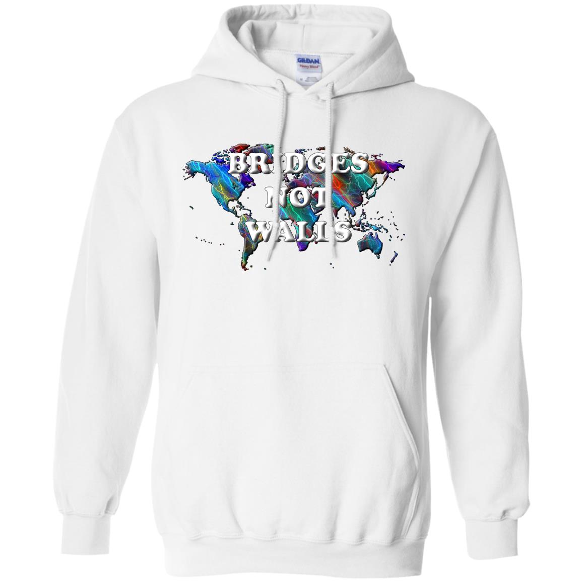 Bridges Not Walls Statement Hoodie