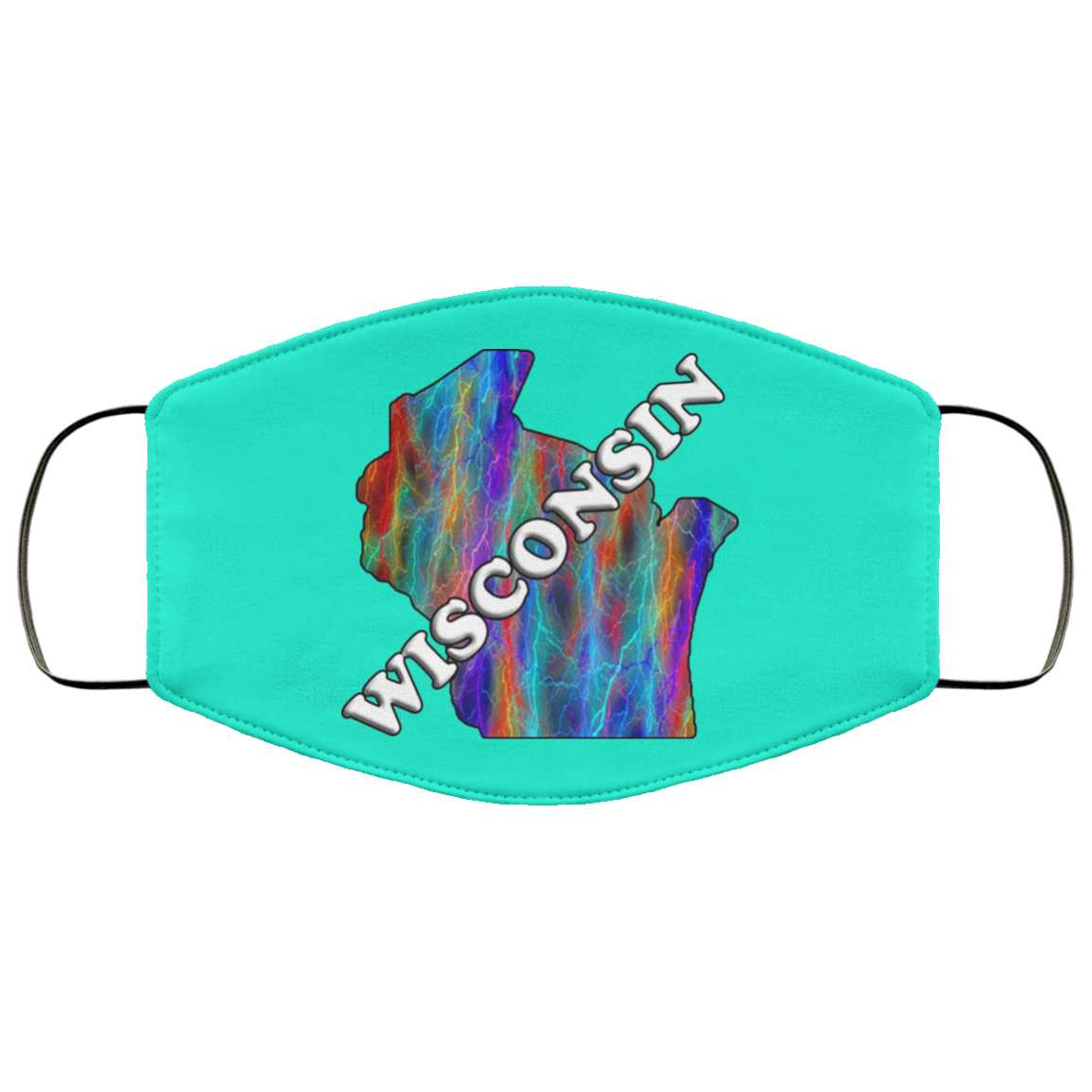 Wisconsin 2 Layer Protective Face Mask