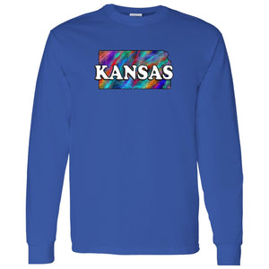 Kansas Long Sleeve State T-Shirt