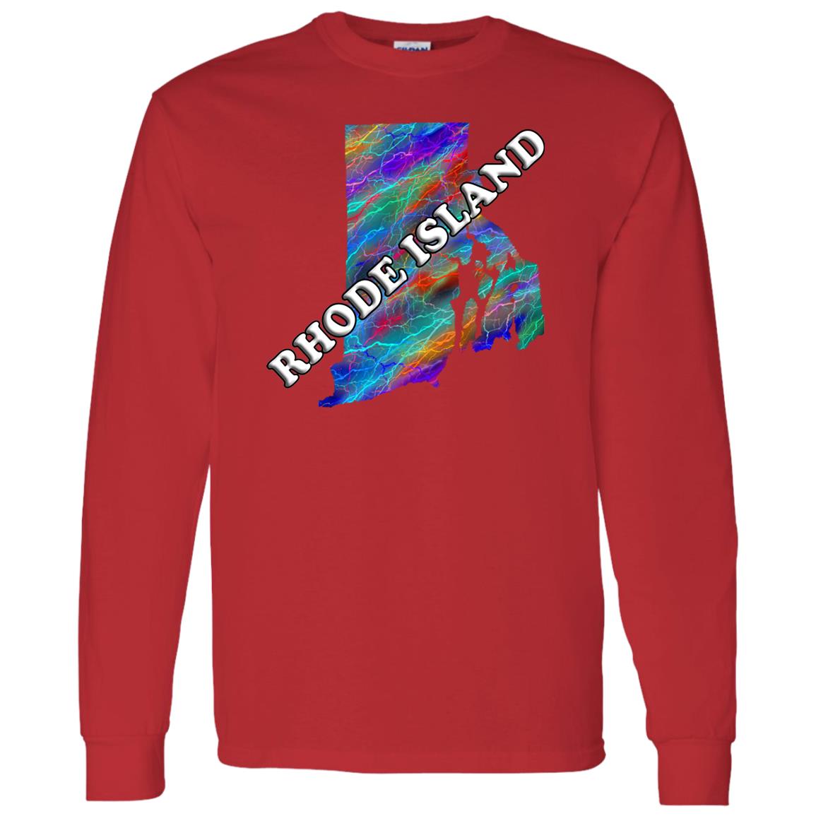 Rhode Island Long Sleeve State T-Shirt