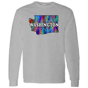 Washington Long Sleeve State T-Shirt