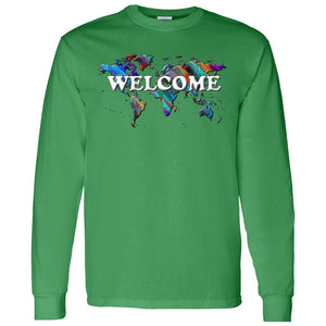 Welcome Long Sleeve Statement T-Shirt