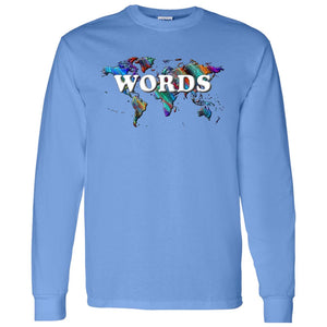 WORDS STATEMENT LONG SLEEVE T-SHIRT