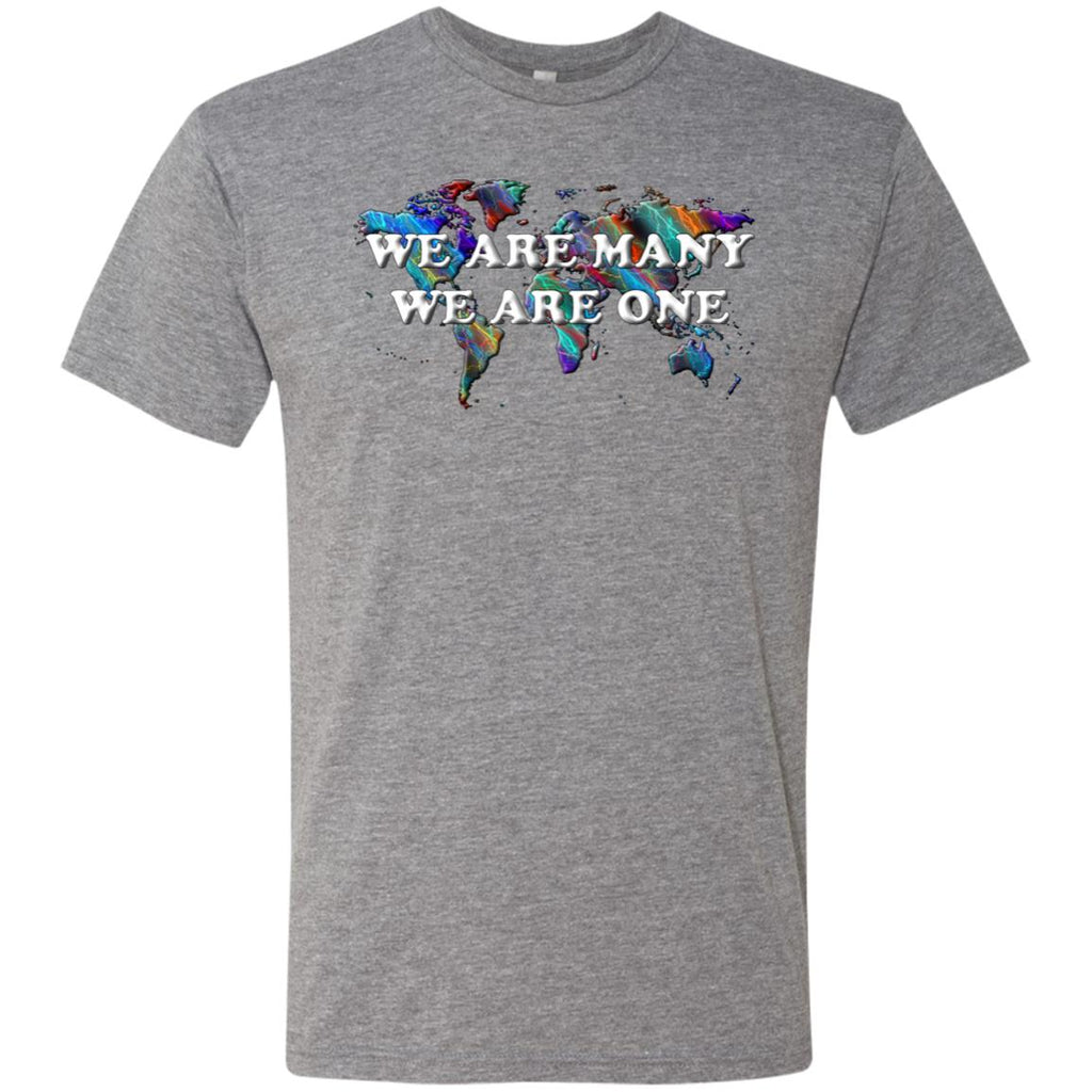 We Are Many  We Are One Statement T-Shirt (World)