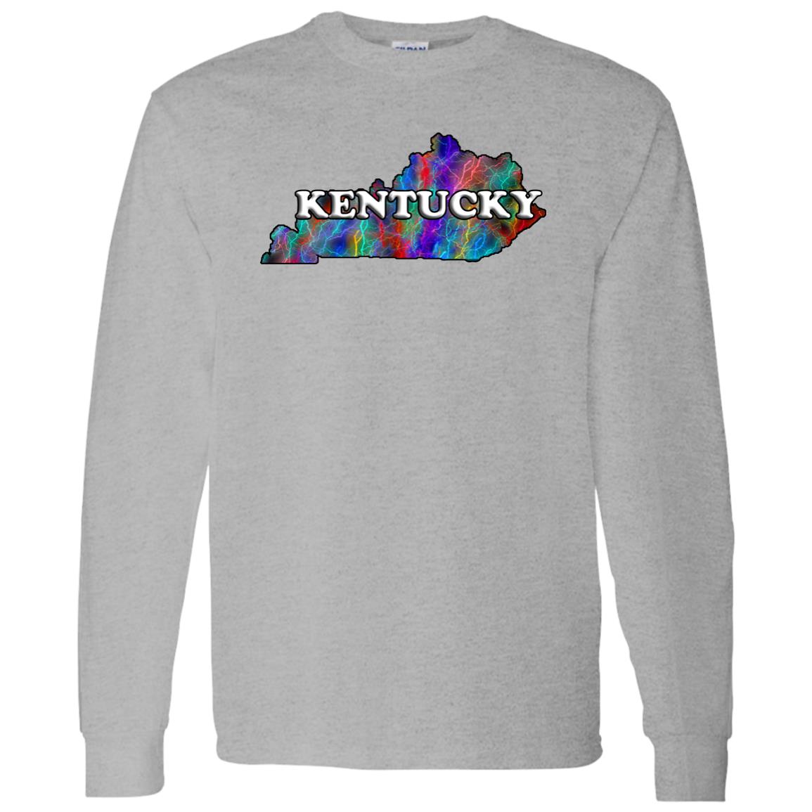 Kentucky Long Sleeve State T-Shirt