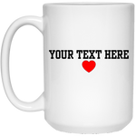 PERSONALIZED HEART MUG