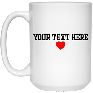 PERSONALIZED HEART MUG