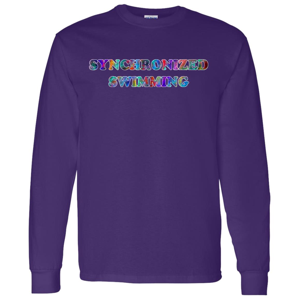 Synchronized Swimming Long Sleeve Sport T-Shirt