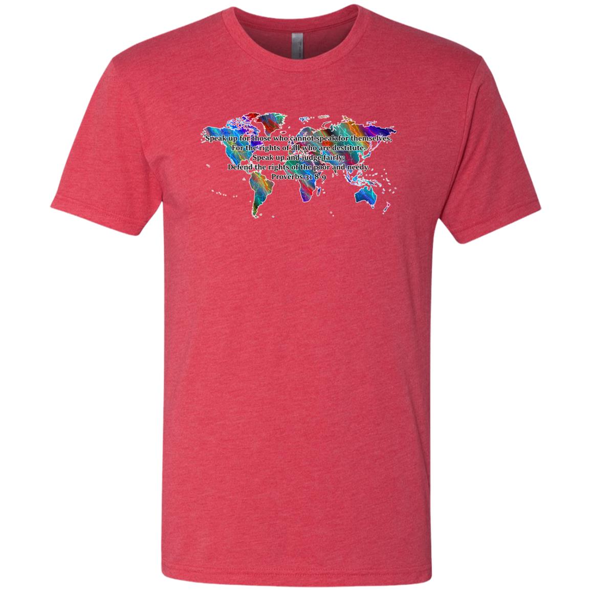 Proverbs 31 8-9 T-Shirt