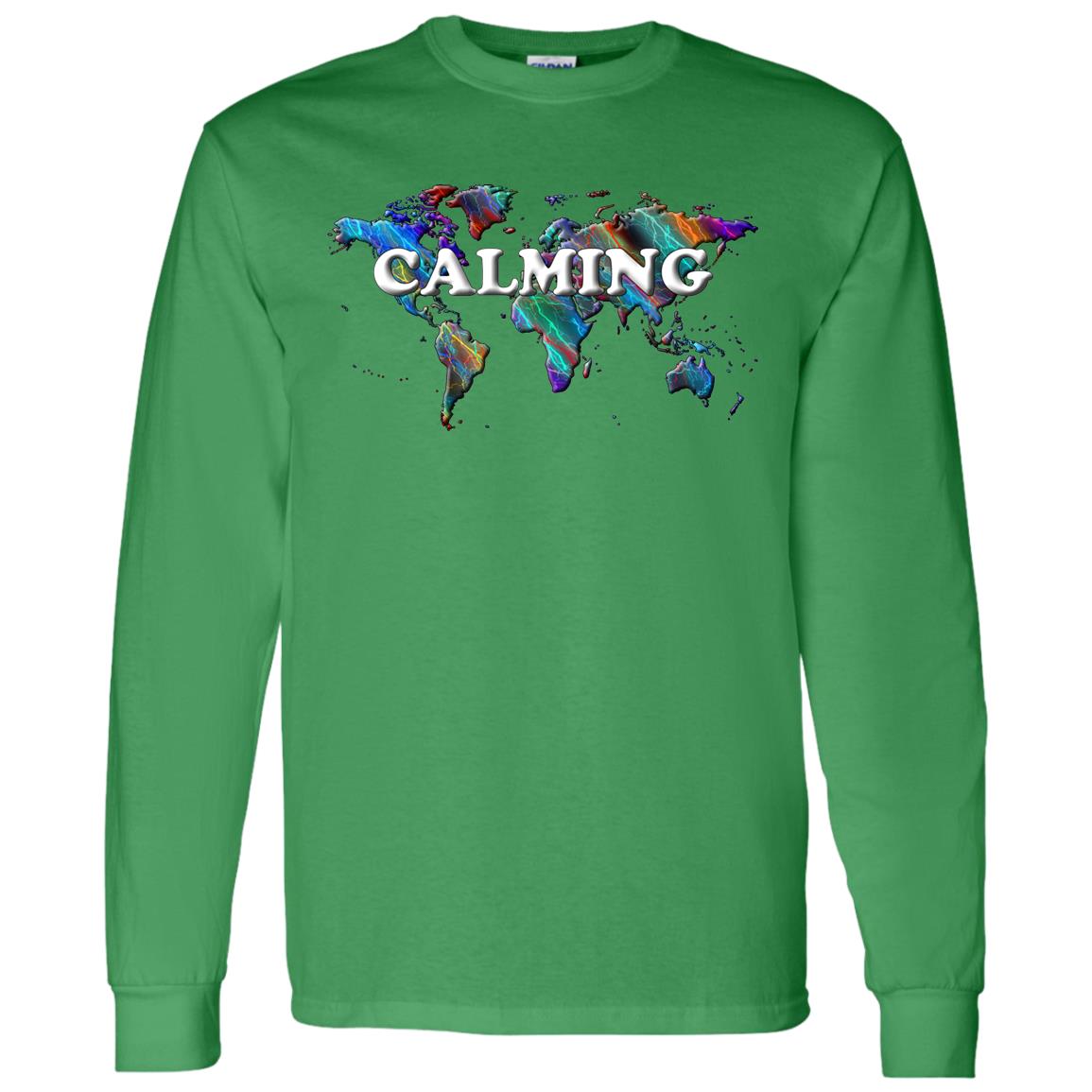 Calming Long Sleeve Statement T-Shirt