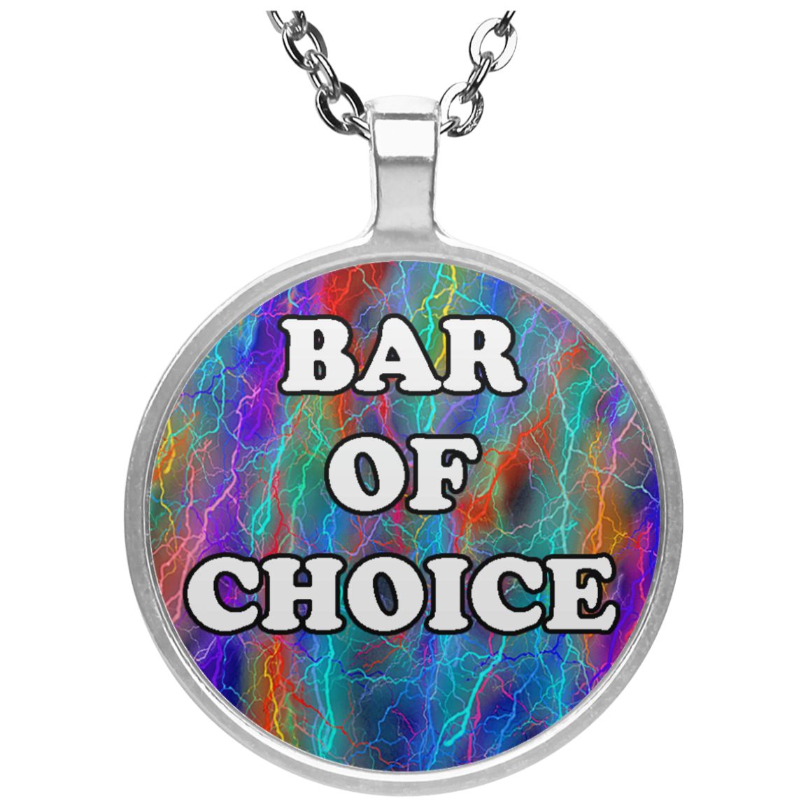 BAR OF CHOICE SPORT CIRCLE NECKLACE