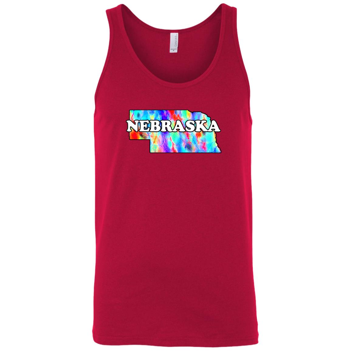 Nebraska Sleeveless Unisex Tee