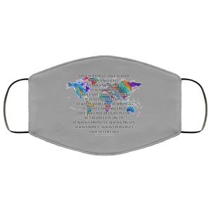 Love Is Patient 2 Layer Protective Mask