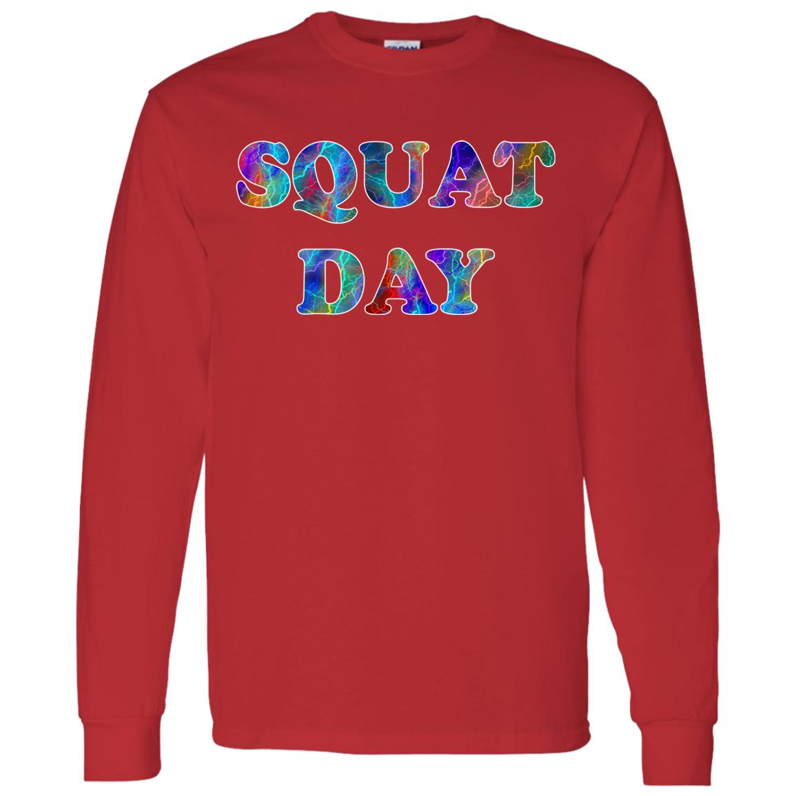 Squat Day Long Sleeve Sport T-Shirt