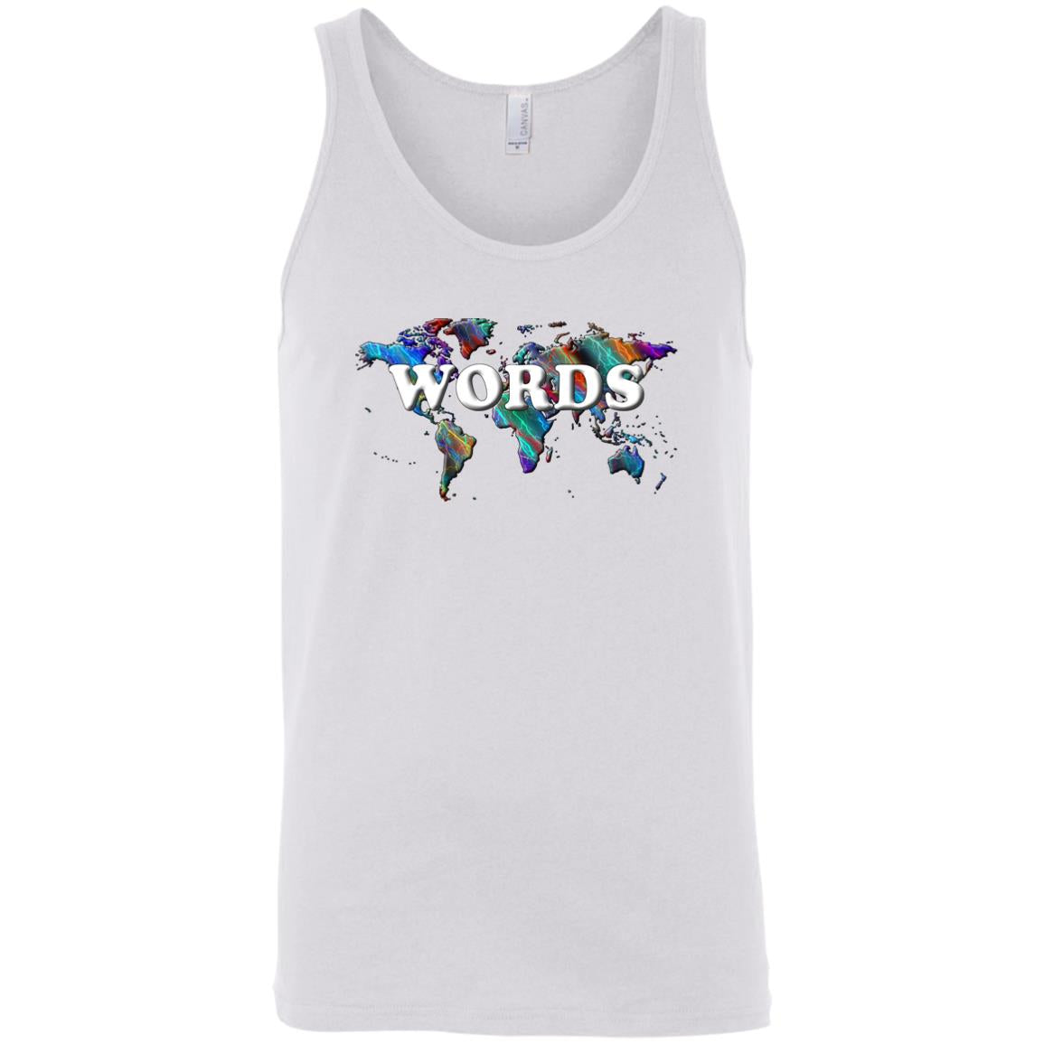 Words Sleeveless Unisex Tee