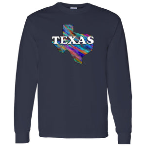 Texas Long Sleeve State T- Shirt