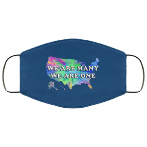 We Are One We Are Many 2 Layer Protective Mask