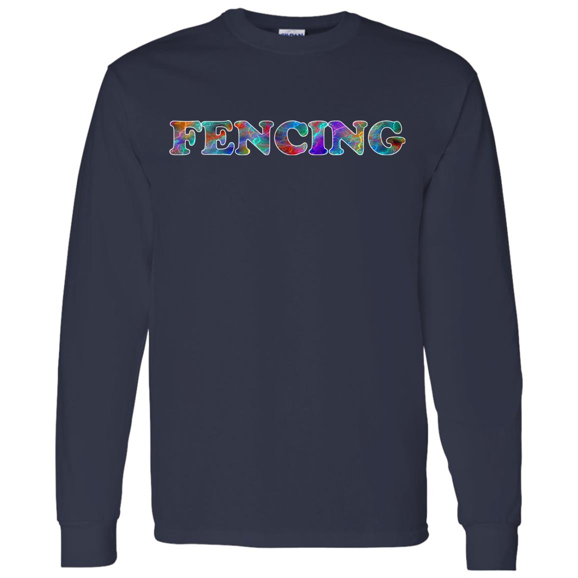 Fencing Long Sleeve Sport T-Shirt