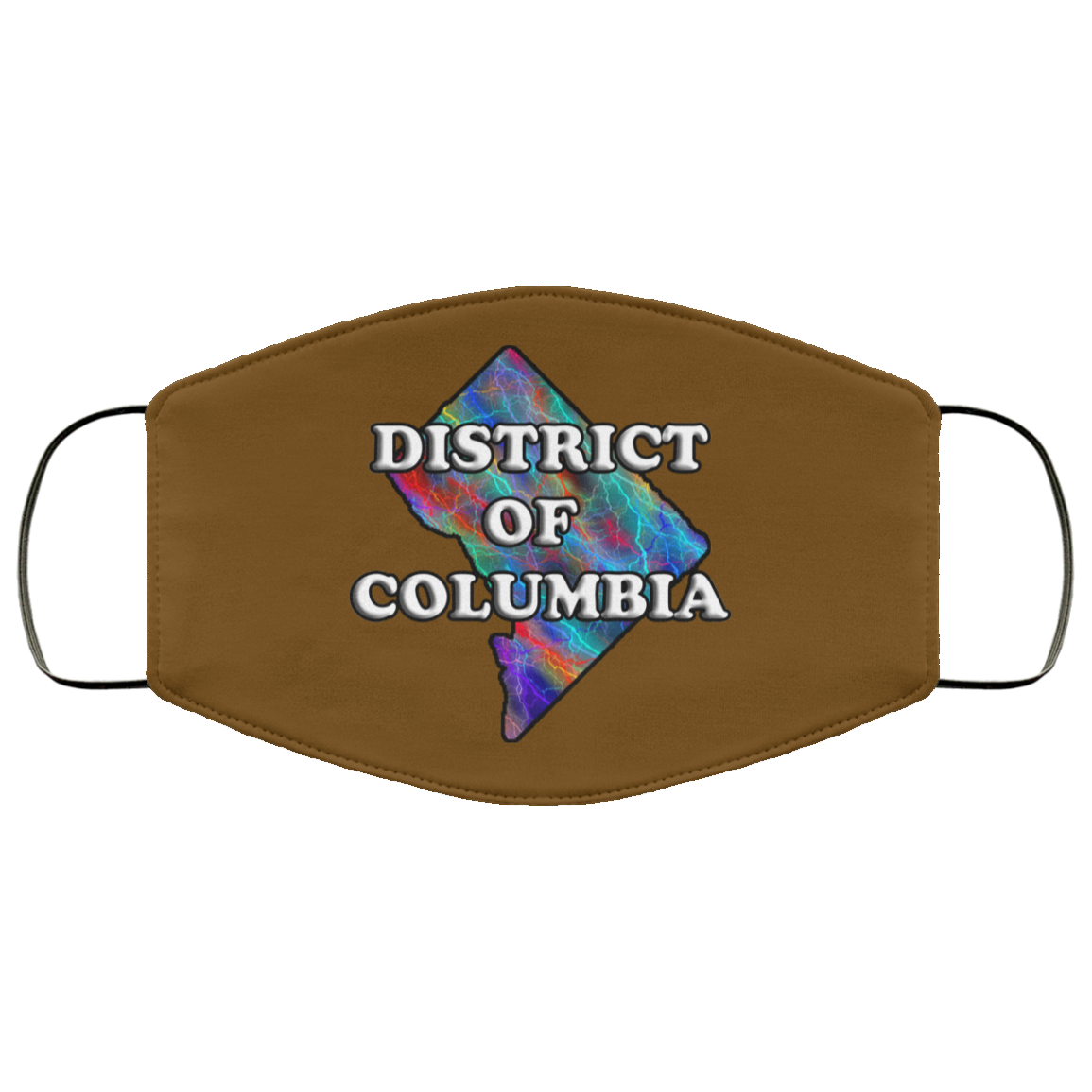 District of Columbia 2 Layer Protective Face Mask