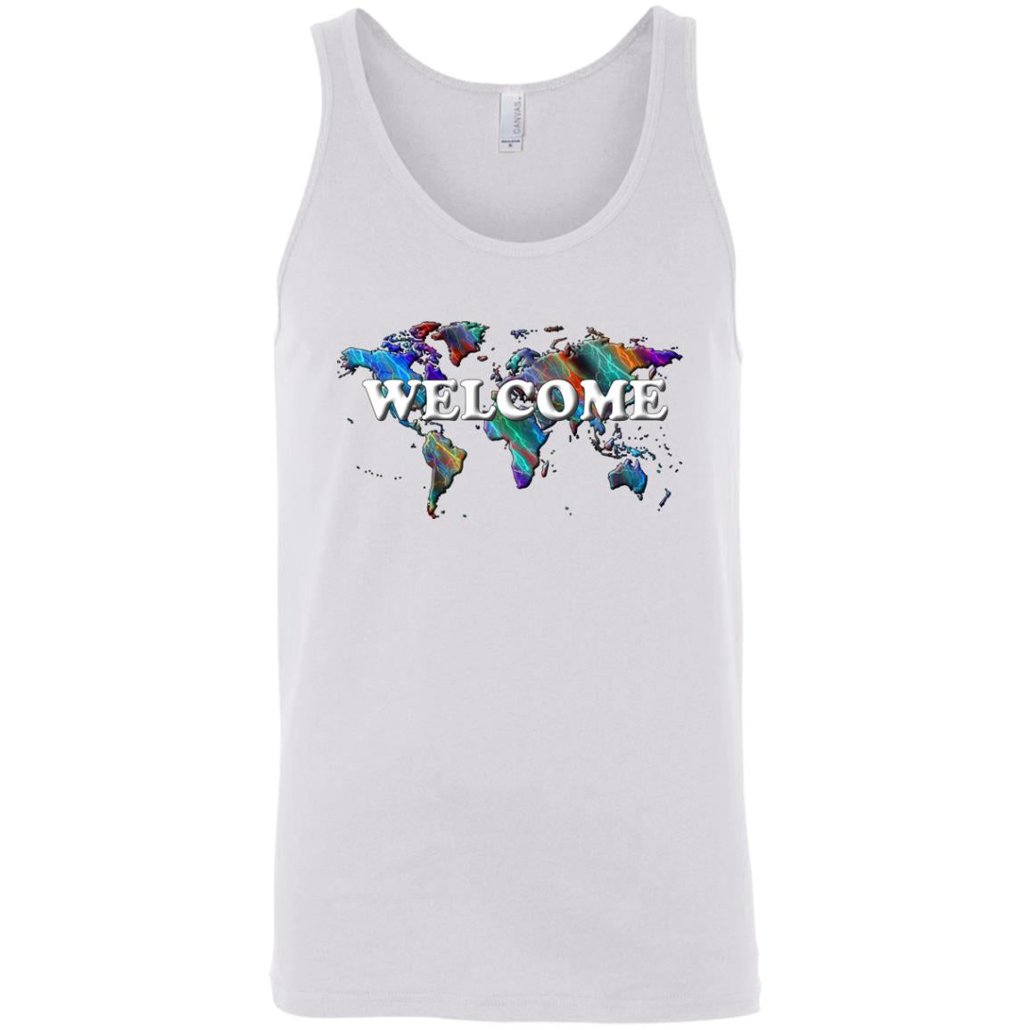 Welcome Sleeveless Unisex Tee