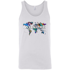 Welcome Sleeveless Unisex Tee