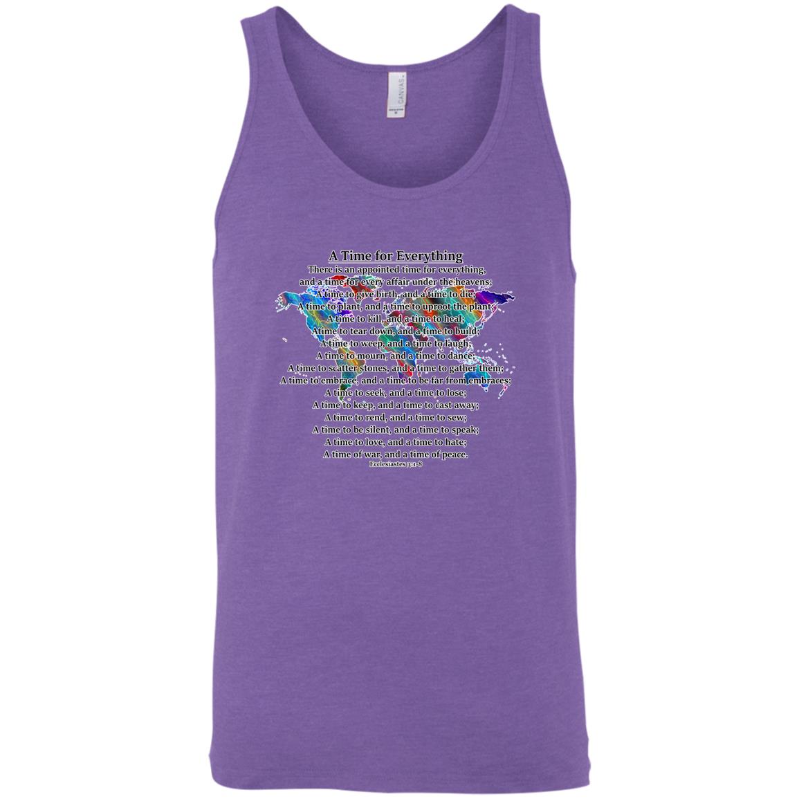 A Time for Everything Sleeveless Unisex Tee