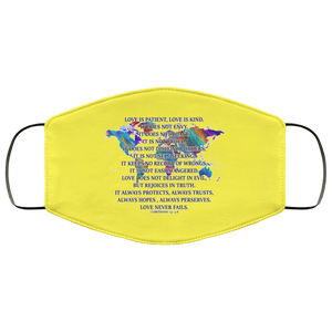 Love Is Patient 2 Layer Protective Mask