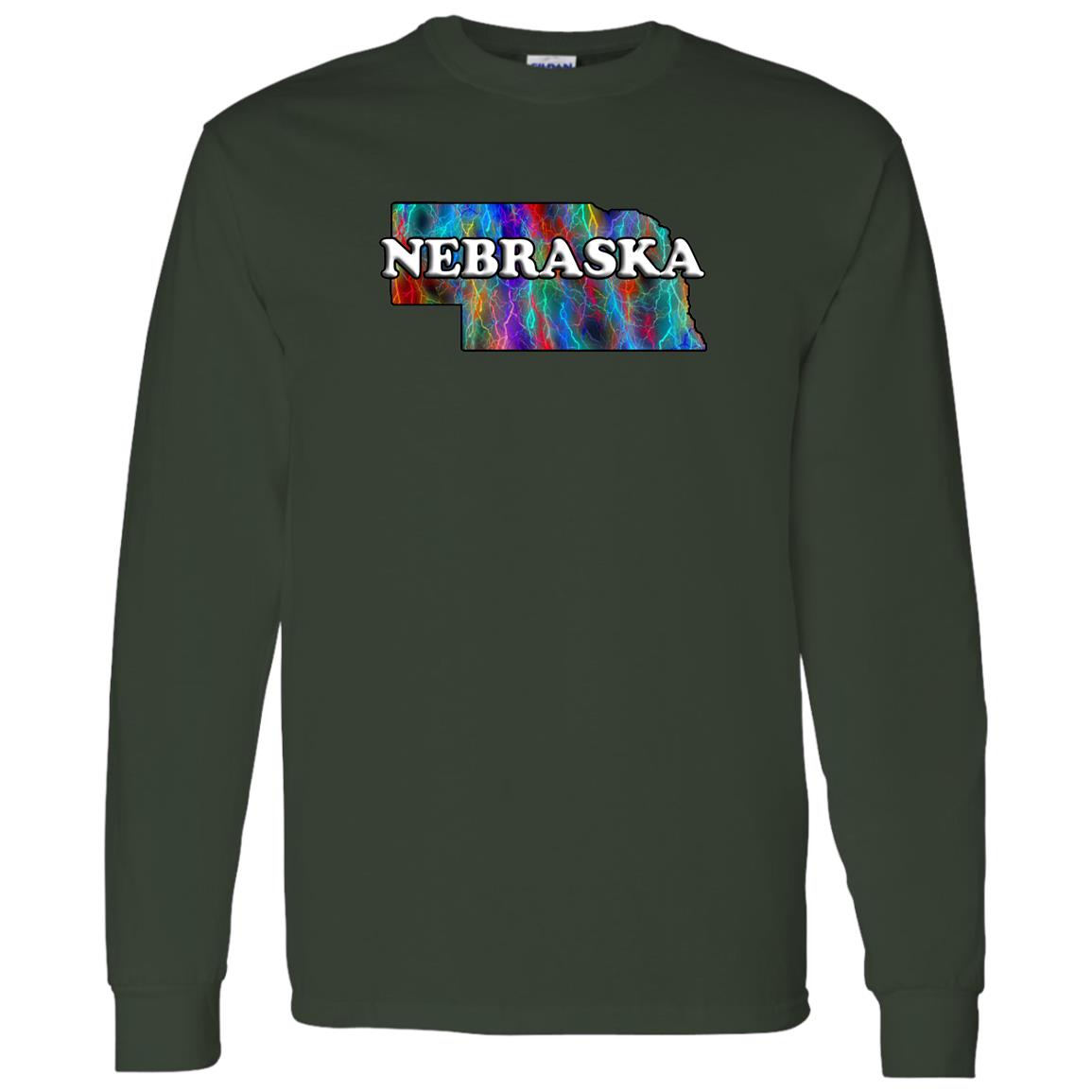 Nebraska Long Sleeve State T-Shirt