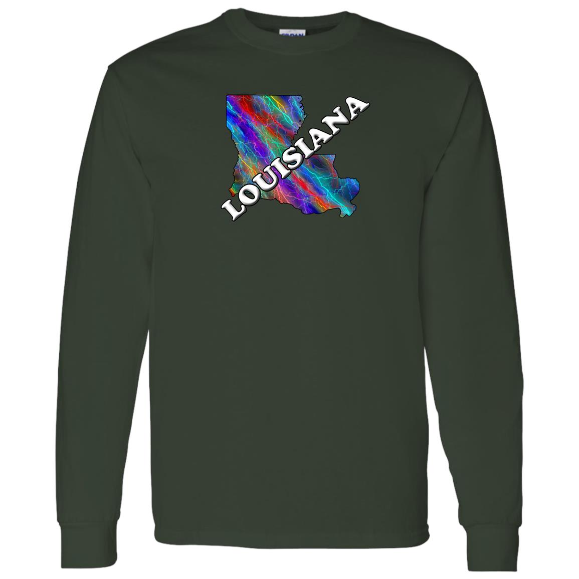 Louisiana Long Sleeve State T-Shirt