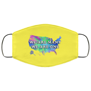 We Are One We Are Many 2 Layer Protective Mask