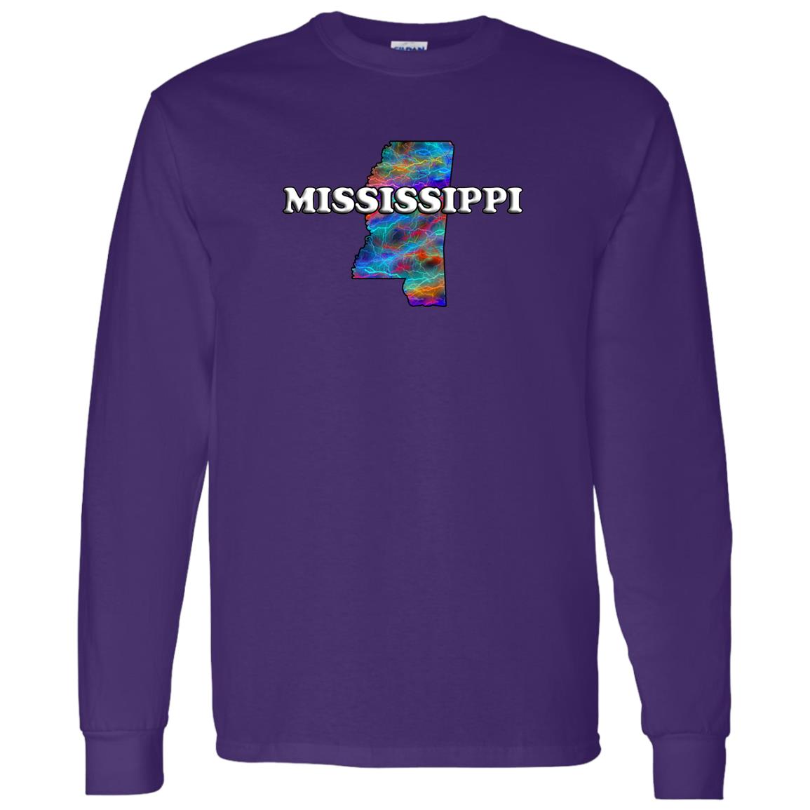 MISSISSIPPI LONG SLEEVE STATE T-SHIRT