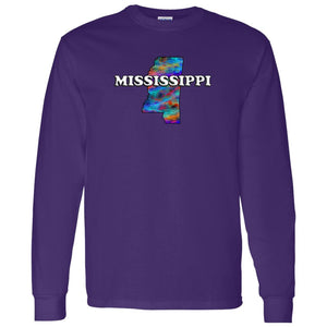 MISSISSIPPI LONG SLEEVE STATE T-SHIRT