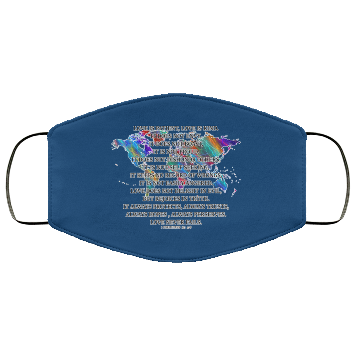 Love Is Patient 2 Layer Protective Mask