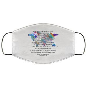 Love Is Patient 2 Layer Protective Mask
