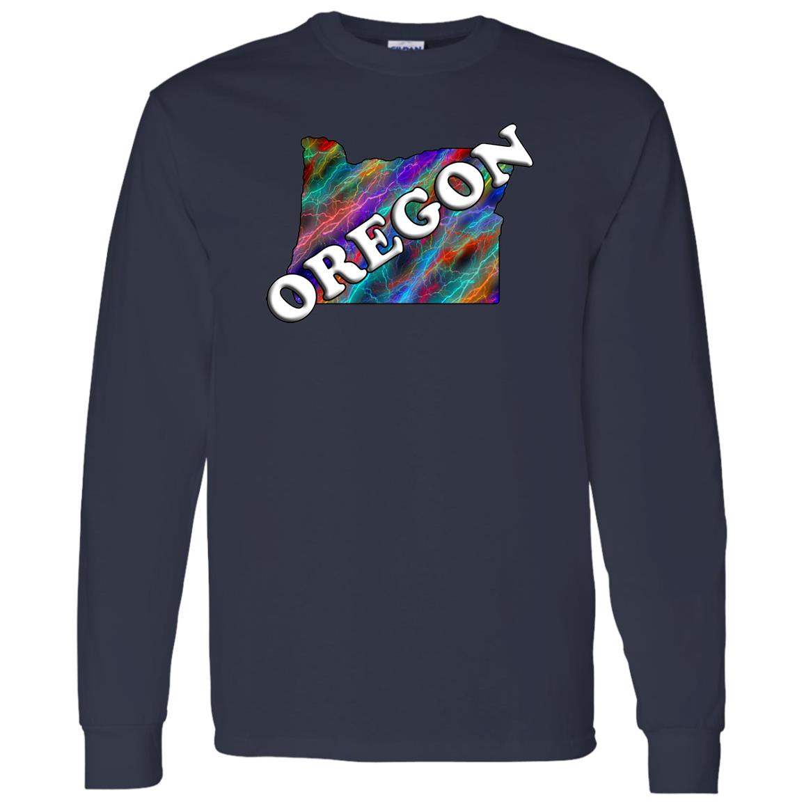 Oregon Long Sleeve State T-Shirt
