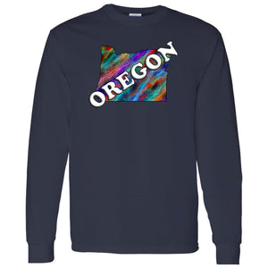 Oregon Long Sleeve State T-Shirt